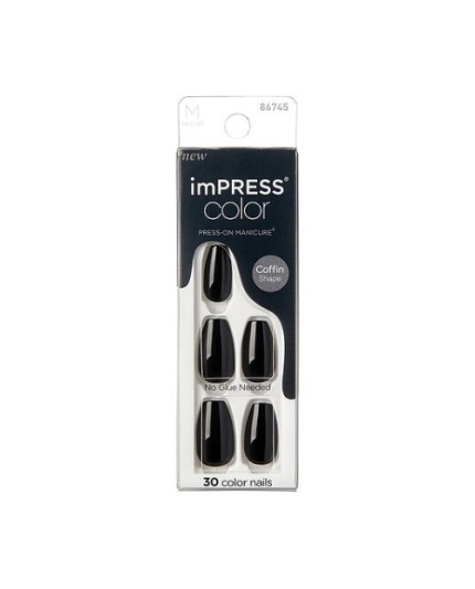 Kiss-Impress All Black Coffin - IMC512C