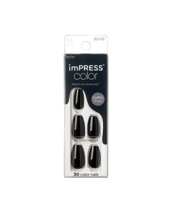 Kiss-Impress All Black Coffin - IMC512C