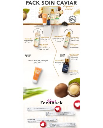 Pack soin caviar Summer vibes