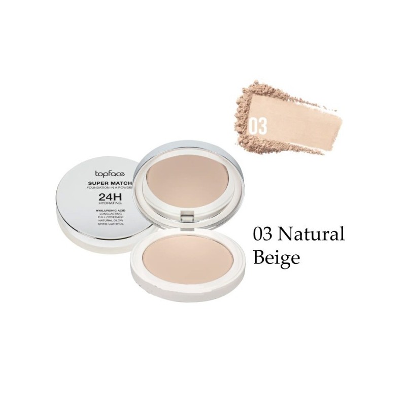 TOPFACE SUPER MATCH FOUNDATION POWDER 24H
